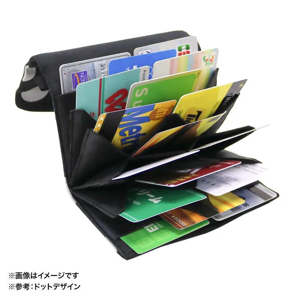 FUKUNARY はちのす カードケース カード入れ KUROGIN 紫野 B04