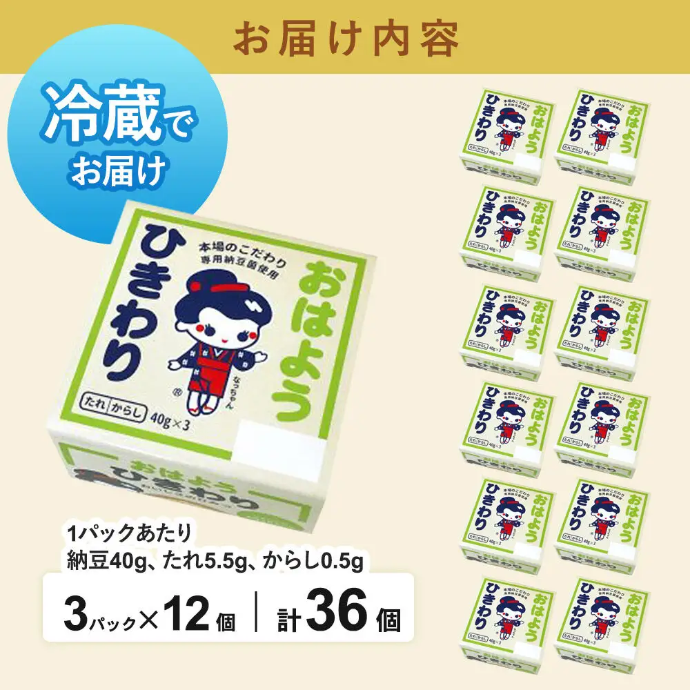 ヤマダフーズ おはようひきわり ミニ 3パック×12個（計36個）