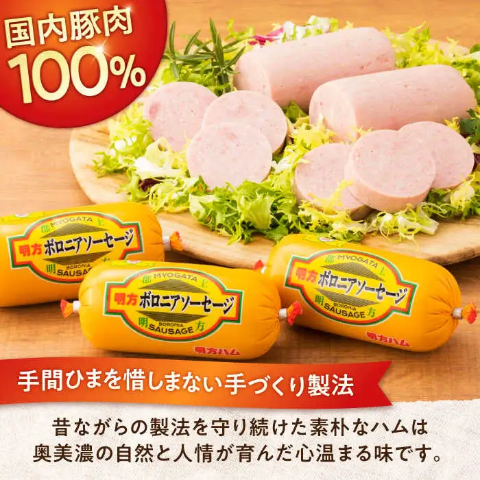 【3回定期便】明方ハム詰め合わせ Ａセット [AVBA003]ハム 定期