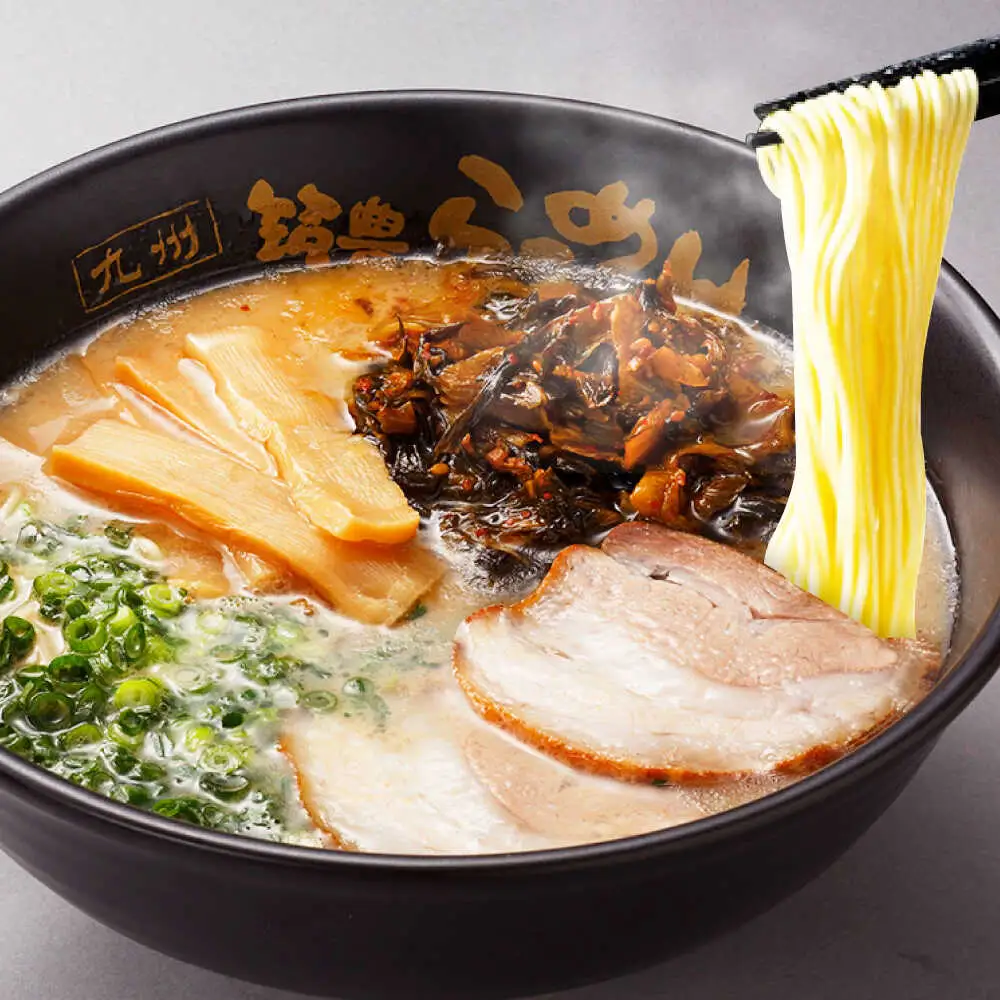 高菜 生ラーメン 5食＋替玉セット[BGBP006]豚骨ラーメン