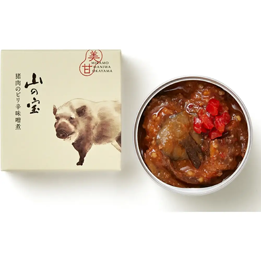 山の宝 ジビエ缶詰 ３種セット（ギフトボックス付） / 岡山県 真庭市 しげや 【shigeya006-01】