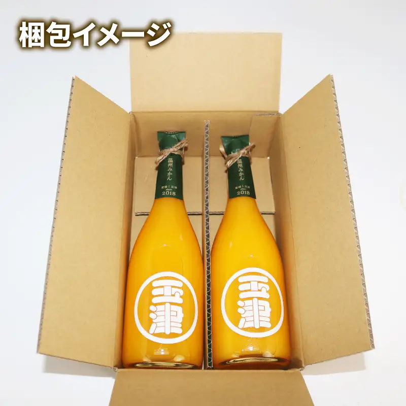 みかんジュース 720ml× 2本 玉津柑橘倶楽部 みかんジュース H010-072049