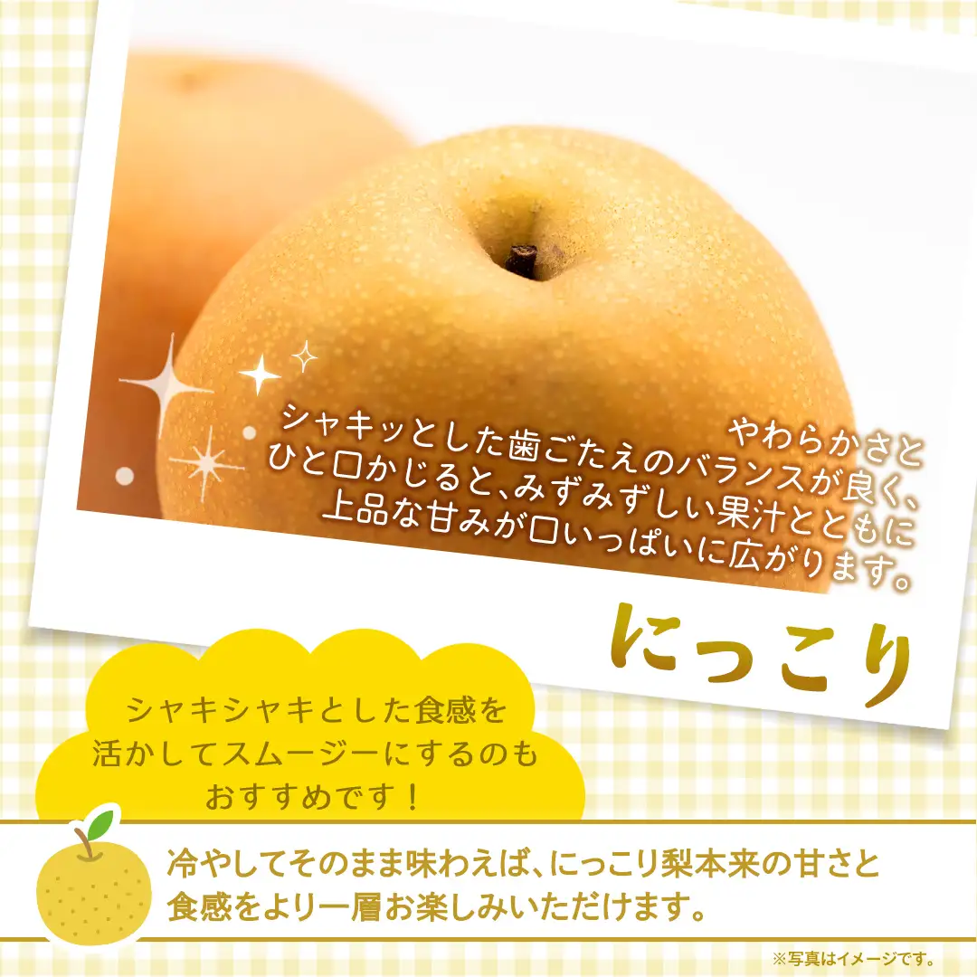 にっこり 梨 約5kg 【2026年10月より発送開始】（茨城県共通返礼品 [梨]：大子町産）