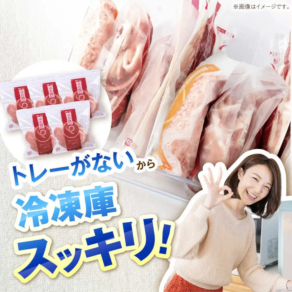 【12回定期便】《バラ凍結》豚肉モモスライス 計1.4kg 藤井ファーム[AWAF044]
