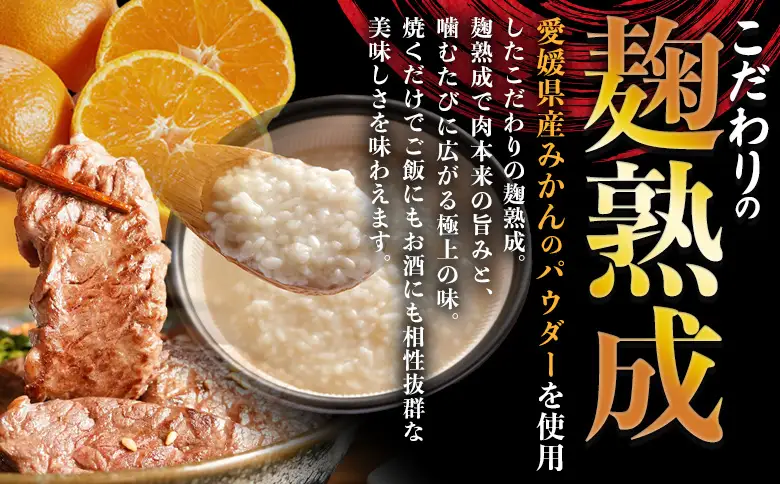 TVで紹介！＜麹熟成で旨み引き立つ！やわらか味付き 牛ハラミ 約360g（360g×1）＞ テレビ TV 訳あり はらみ ハラミ 赤身 大容量 牛肉 お肉 焼肉 BBQ 味付き 麹 コスパ 塩味 レシピ 丼 献立 惣菜 おかず 簡単 グルメ 株式会社丸和 愛媛県 西予市【冷凍】『最短10営業日以内に順次出荷』MMW0010