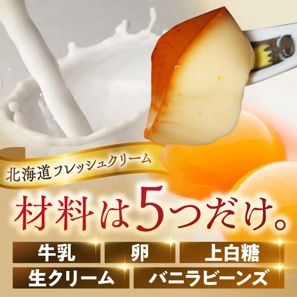 【全12回定期便】北海道フレッシュクリームプリン5個セット ／ お菓子・スイーツ プリン[ASAY033]