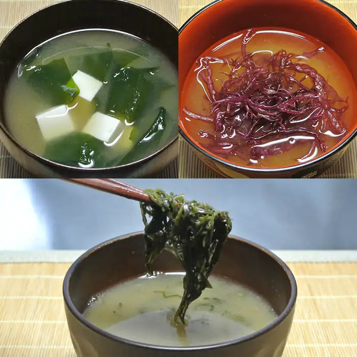おみそ汁 のお友 海藻 3種 食べ比べセット (合計6袋・刻みくろめ20g×2袋 カットわかめ20g×2袋 ふのり20g×2袋) 常温 味噌汁 味噌 くろめ わかめ ワカメ ふのり 乾物 国産 【opbd001】【山忠】