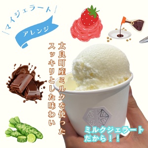 しぼりたて生乳で作った濃厚ミルクジェラート（2000ml） ジェラート シャーべット アイスクリーム アイス 生乳 ミルク ジェラート 大容量 クリーミー デザート 氷菓子 スイーツ 濃厚 冷凍 パーティー 佐賀県 太良町 NB49