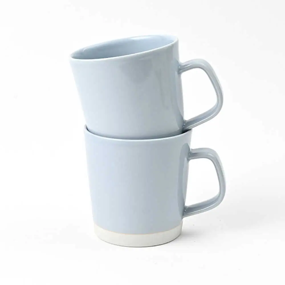 【波佐見焼】 Pasty（パスティー）　マグカップ　パステルブルー　ペア　2個セット【福田陶器店】[PA407]