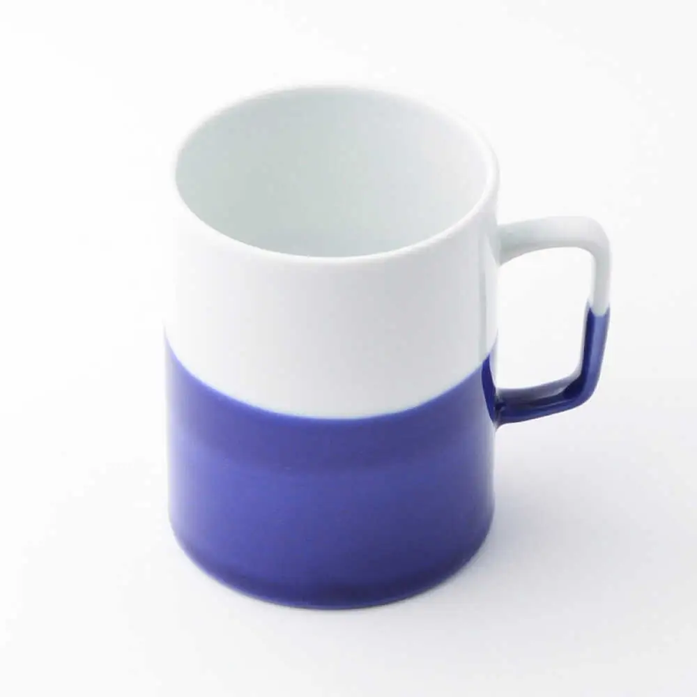 【波佐見焼】【essence】dip mug 〈M〉 ブルー 2点セット マグカップ【西海陶器】[OA463]