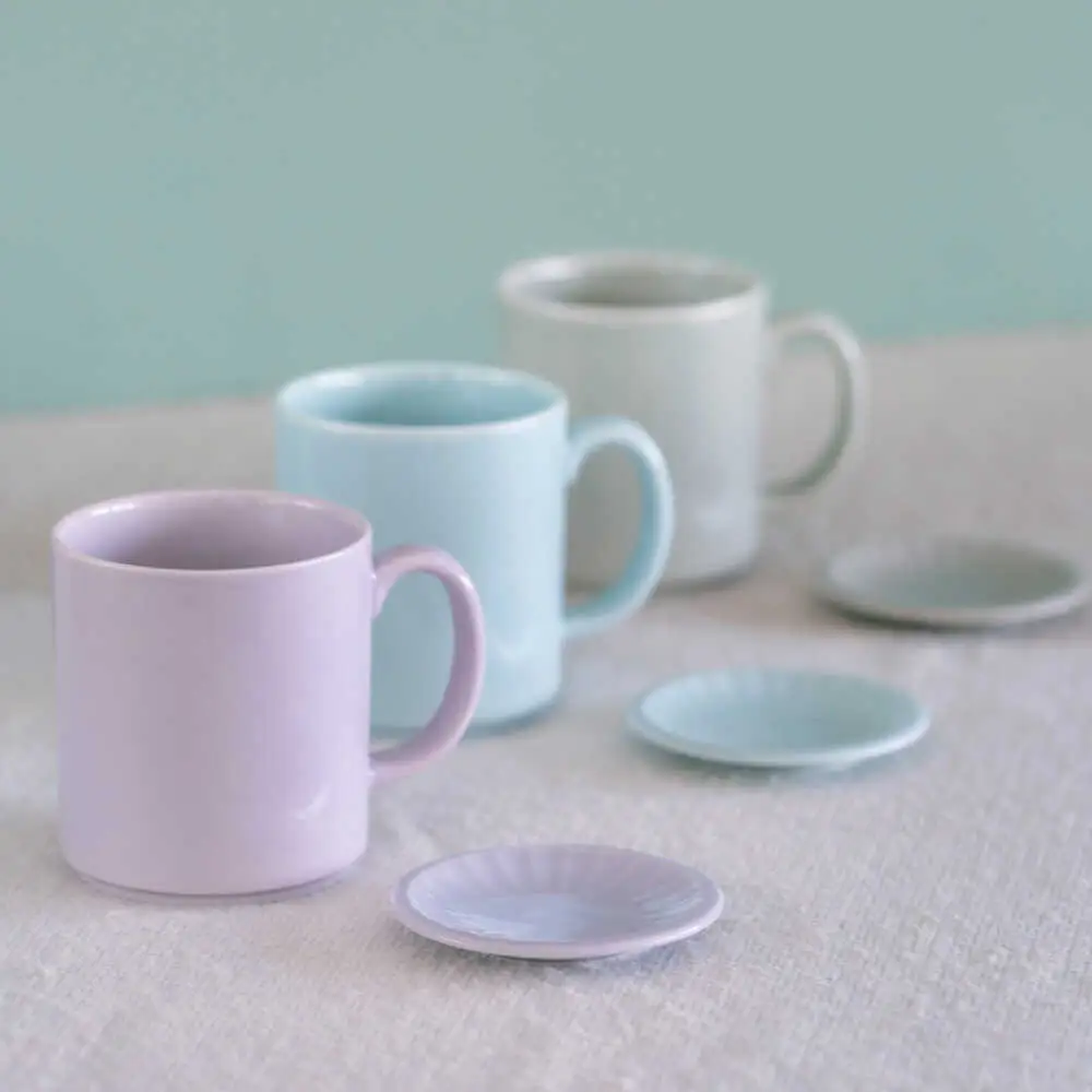 【波佐見焼】TEA TRIO SS蓋付マグ 〈light blue〉　1点【西海陶器】[OA465]