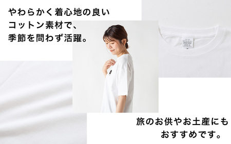 丸や オリジナルTシャツ (丸岡城) ホワイト【Mサイズ】 【ティーシャツ コットン 綿100％ 男女兼用 雑貨 普段使い 半袖】 [A-80133_02]