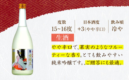 日本酒 女城主 純米吟醸（生酒）720ml / 恵那市 / 岩村醸造 [AUAK014] 日本酒