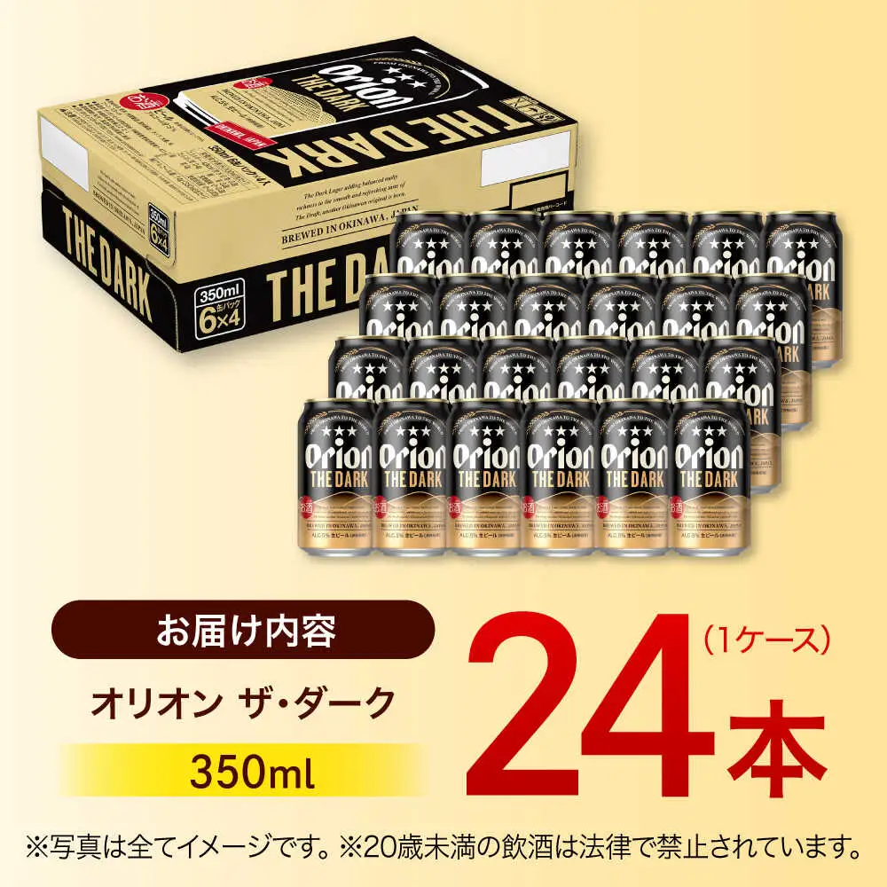 オリオンビール ザ・ダーク 350ml×24本 黒ビール BCDD029