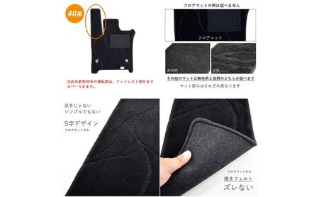 【ふるさと納税】70周年用 トヨタ 40系 45系 アルファード / ヴェルファイア / 専用フロアマット アルファードとヴェルファイア　選択 (ビス留め / マジックテープ留め) フロアマット マット カーマット マット アクセサリー 内装 ガソリン ハイブリッド フロア以外波柄ステップマジック留