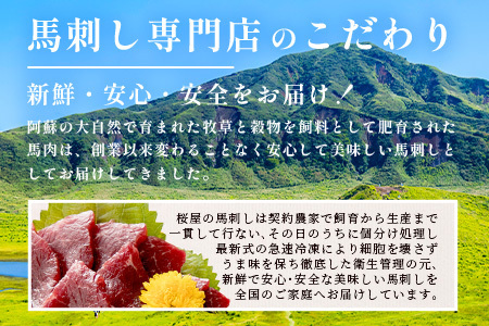 【桜屋】馬肉 焼肉用 500g (カット済) 本場 熊本県 馬焼き 専門店 馬刺し 馬肉 肉 赤身 焼き肉 バーベキュー アウトドア 050-0367