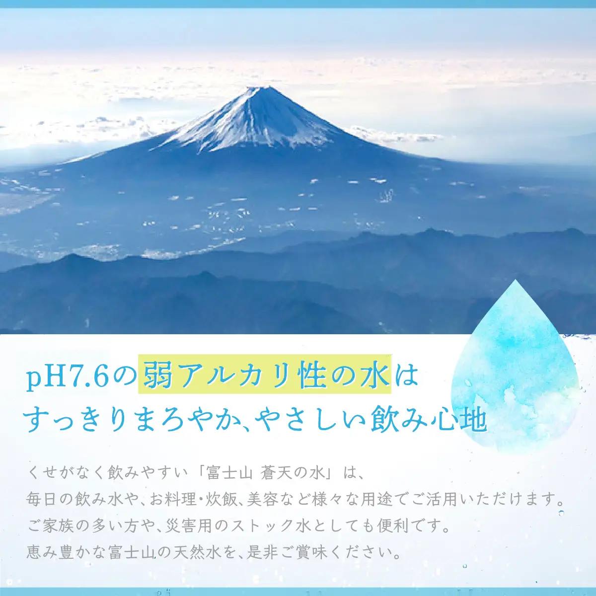 【12カ月定期便】＜ラベルレス＞富士山蒼天の水 500ml×24本（１ケース） YC009