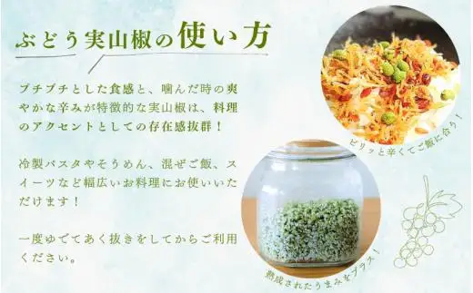  冷凍 ぶどう 生実山椒 1kg (1kg×1袋) / 山椒 さんしょう 香辛料 調味料 薬味 冷凍 ぶどう山椒 生山椒 和歌山県 紀美野町 生実山椒【twn025】