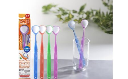舌ブラシ W-1 (ダブルワン)舌ブラシ4本セット 舌クリーナー 新潟市