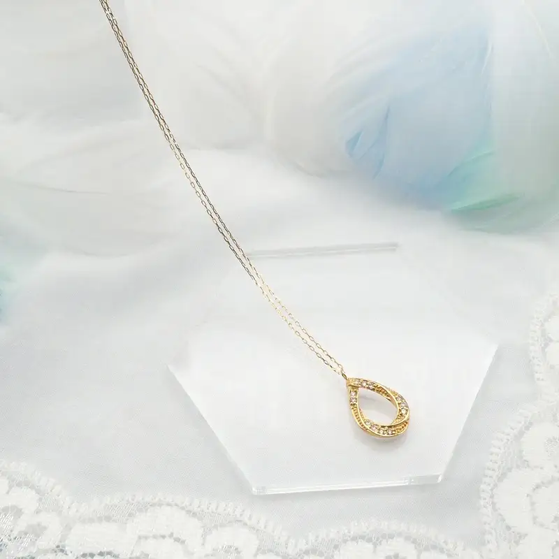 K18 0.10ct ダイヤモンド ペンダントネックレス HH-019739 SWBT006