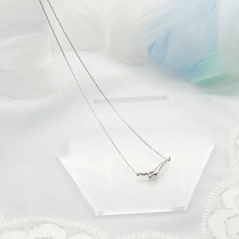 PT900/PT850 0.01ct ダイヤモンド ペンダントネックレス HH-019749 SWBT014-pt