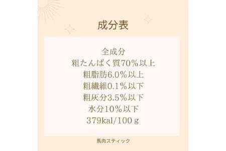 【完全無添加・犬のおやつ】 シニア犬、小型犬も好んで食べやすい原材料が馬肉のみの 「馬肉スティック」 3袋 | 株式会社wan-site |  国産 手作り 無添加 わんちゃん 犬 ペットフード おやつ ペット用品 ペット ヘルシー 高タンパク 人気 ご褒美【1419586】