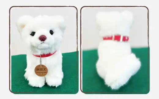 ＜よちよちあきた＞秋田犬3種セットSサイズ（赤・白・虎）　【130P7309】【秋田犬保存会】