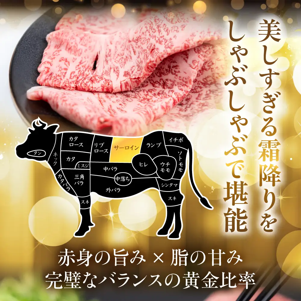飛騨牛 A5 しゃぶしゃぶ用 ロース肉 1080g｜しゃぶしゃぶ