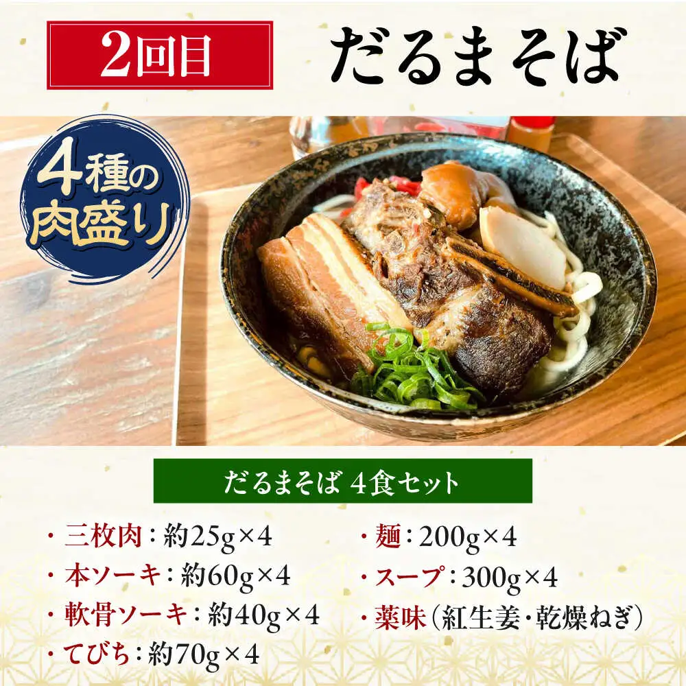 【全3回定期便】ビールと相性抜群！沖縄のおつまみセット【沖縄市】ビール 酒 おつまみ / TESIO（株式会社ヒネエル） / だるまそば / お肉屋本店[BCZZ021]