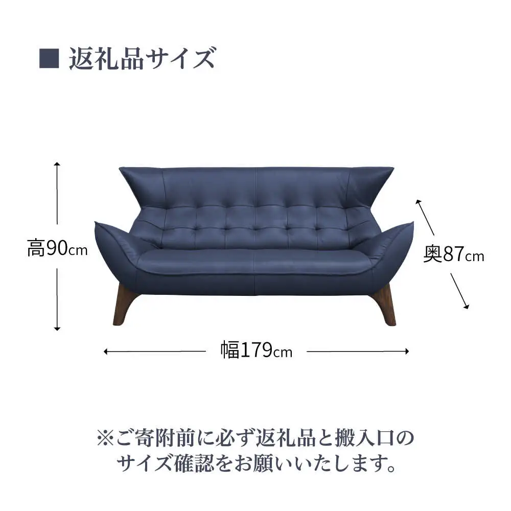 　【ビーク】2.5人掛け 選べる全8色 本革張り(Bタイプ)　日田市 / 株式会社アサヒ ソファー 2.5人掛け リビング[ARDD062]