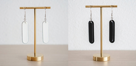 【Unomismo】琺瑯アクセサリー「U字ピアス」