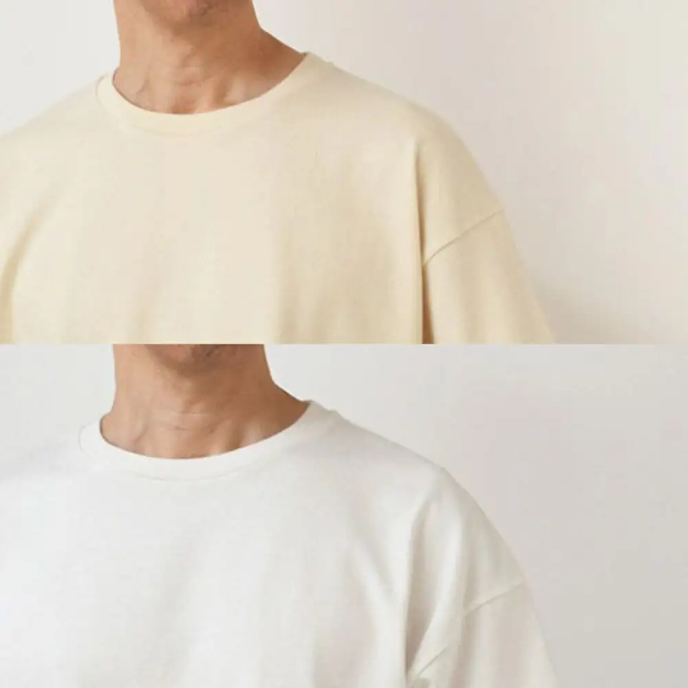 nayuta オーガニックコットン ベーシックTシャツ HW10／1 オフホワイト【M】ユニセックス  秋田県 大仙市