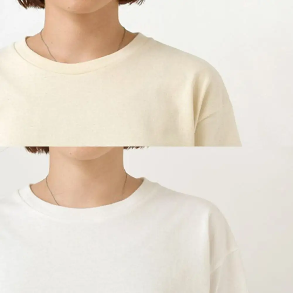 nayuta オーガニックコットン レディース コンパクトTシャツ HW10／1 生成 【M】 秋田県 大仙市