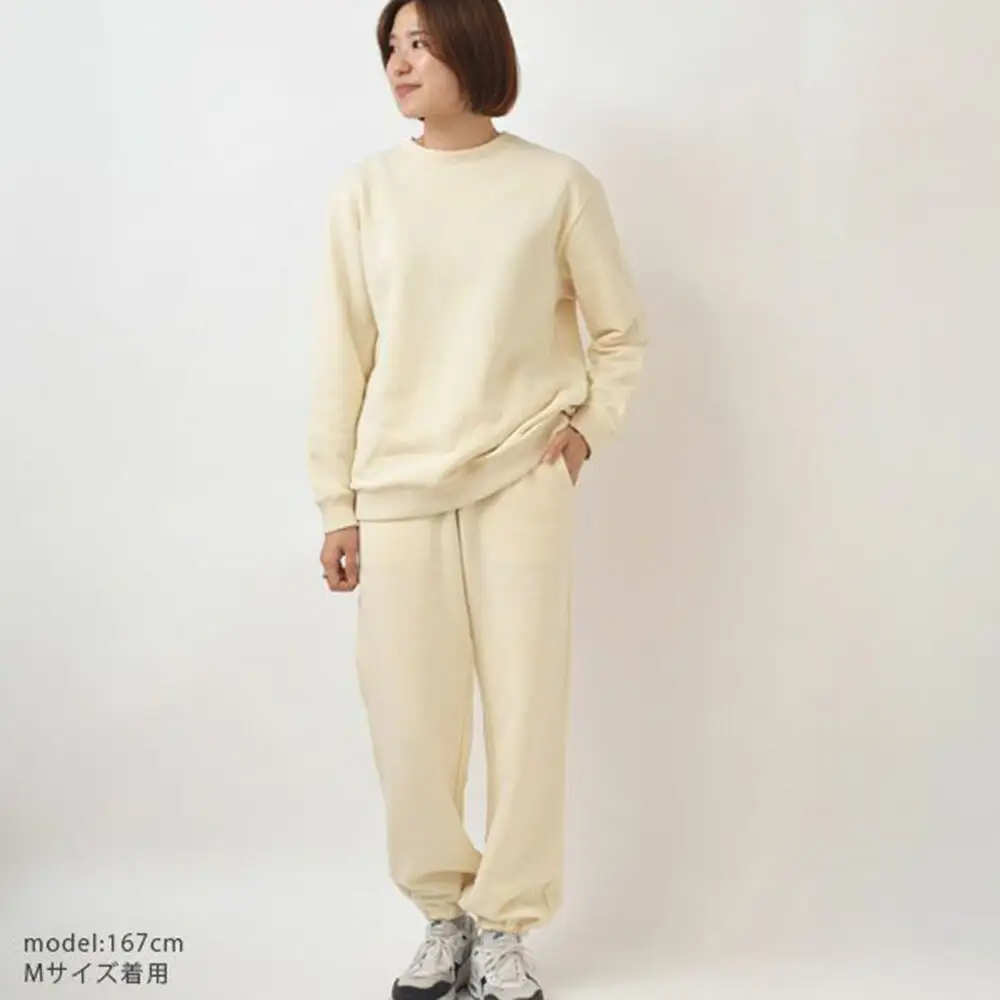nayuta オーガニックコットン 裏起毛あったか スウェットパンツ 生成【L】ユニセックス 秋田県 大仙市
