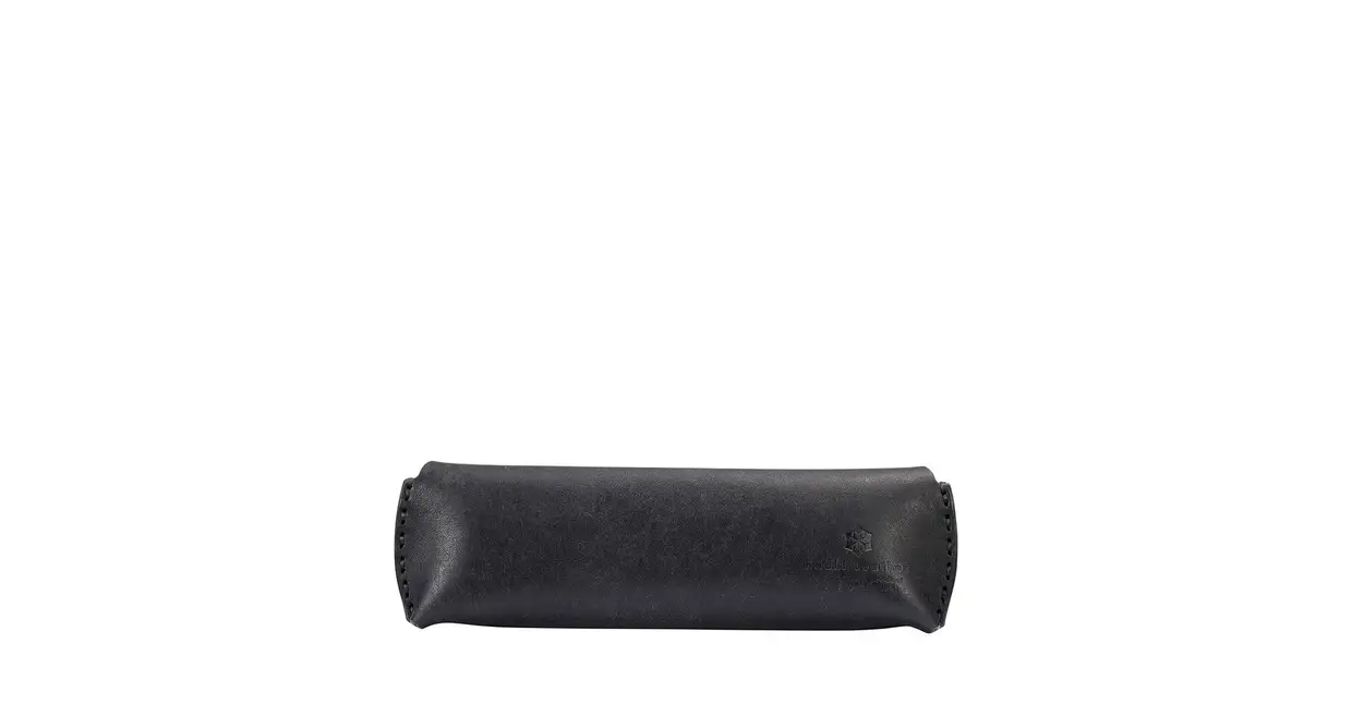 豊岡財布 haaki Leather ペンケース HLC502 ネロ / 筆記具入れ 革 革小物 プエブロレザー 手縫いのステッチ ハンドメイド シンプル デザイン 無地 KOMOREBI 木和田正昭商店