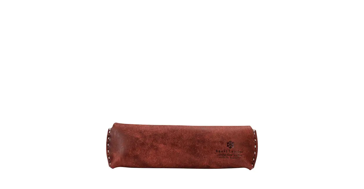 豊岡財布 haaki Leather ペンケース HLC502 ヴィーノ / 筆記具入れ 革 革小物 プエブロレザー 手縫いのステッチ ハンドメイド シンプル デザイン 無地 KOMOREBI 木和田正昭商店