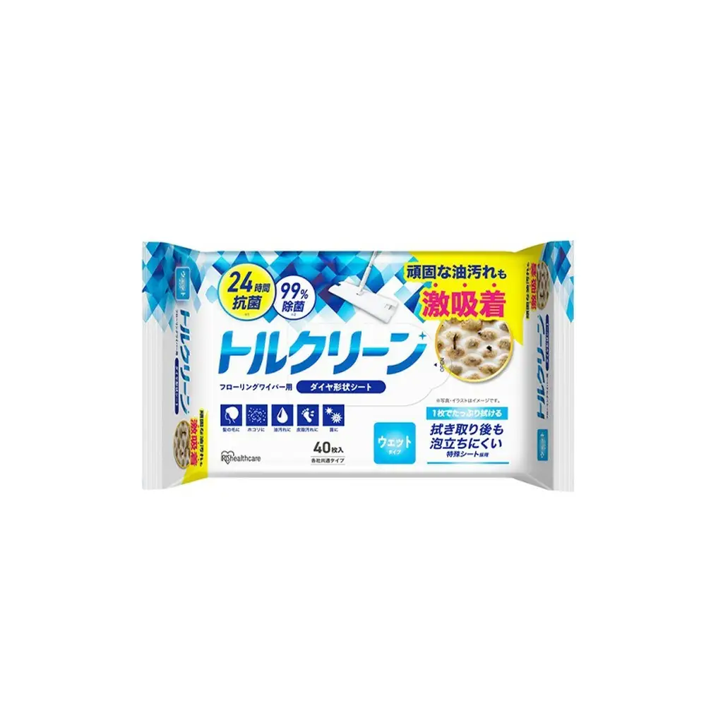 フローリングワイパー用シート ウェットタイプ 40枚入×10個 シート