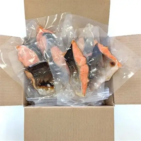 国産とっとり琴浦グランサーモン焼いときました 焼魚7切 塩焼き 不揃いのため訳あり 個包装 レンチン【配送不可地域：離島】【1641838】