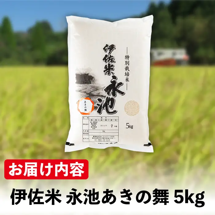 isa743 《数量限定》令和8年産 新米 特別栽培米 伊佐米永池 あきの舞(5kg) 伊佐市 永池 特産品 お米 新米 米 白米 精米 伊佐米 あきの舞 5kg 【エコファーム永池】