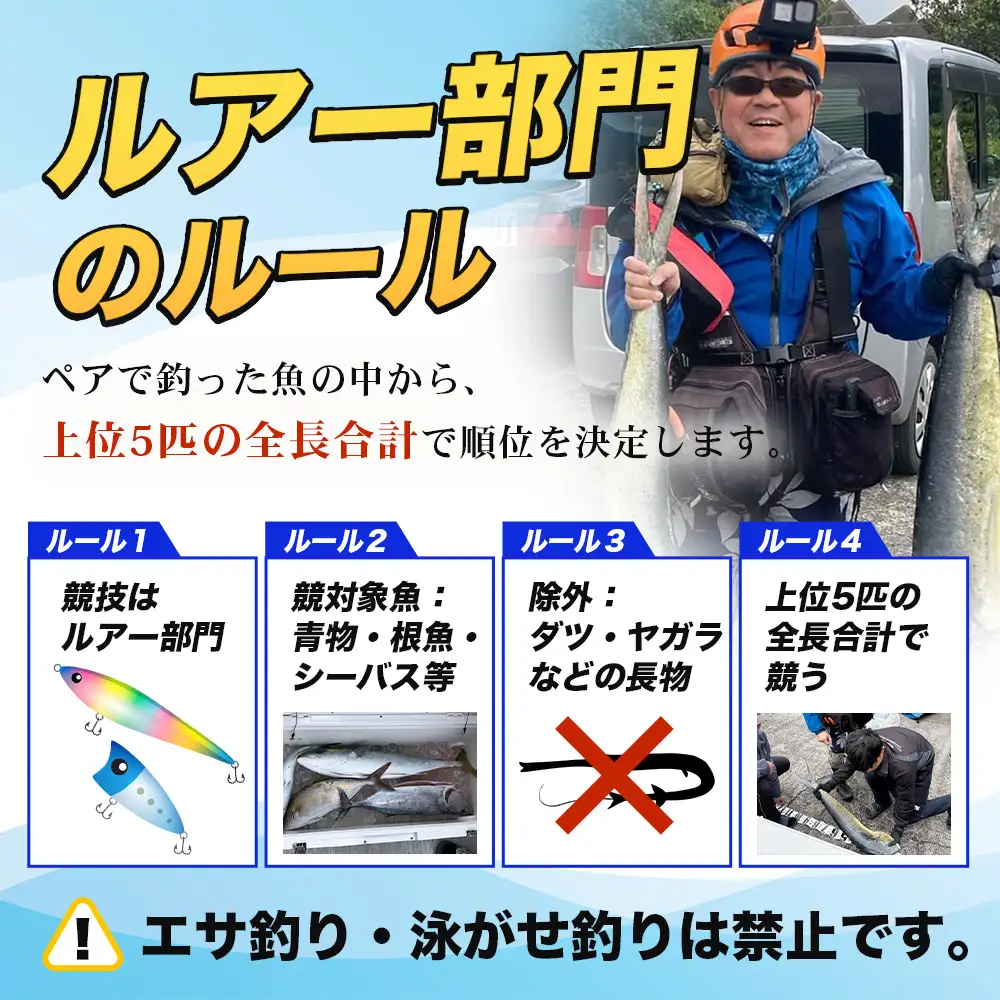 第４回南大隅町黒潮カップ㏌佐多岬≪ルアー部門≫出場権1名分『ふるさと納税限定６名様！！』MN-7 │鹿児島県 南大隅町