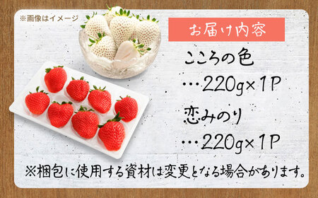 【先行予約 2027年2月～発送】恋みのり・こころの色 220g×2パック いちご