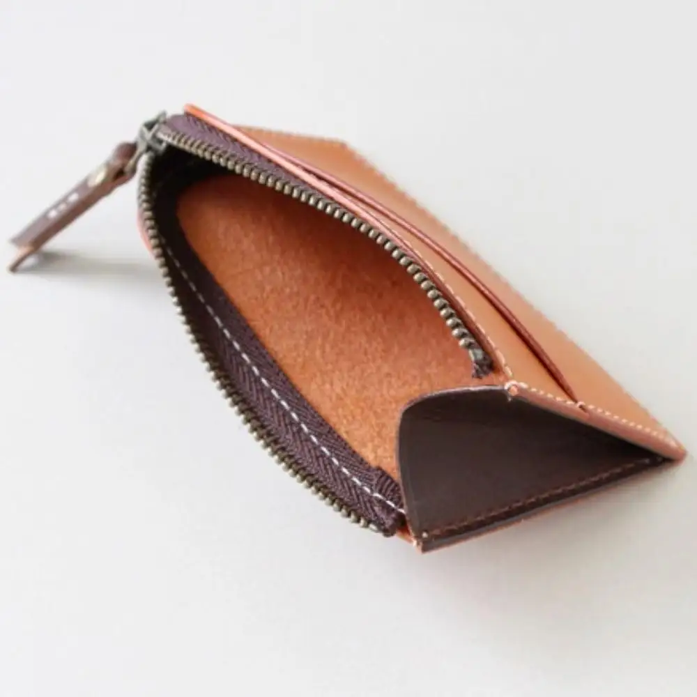 tanikoオリジナル 小銭入れ（黒）《厚真町》【Taniko leather】[AXAP025]