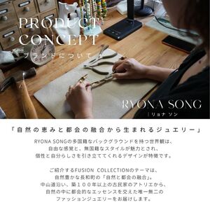 RYONA SONG ピアス/イヤリング　月と星モチーフ【Lサイズ】 ～自然×都会 中山道沿い築100年の古民家工房から、100%ハンドメイドアクセサリーをお届け～ ピアス