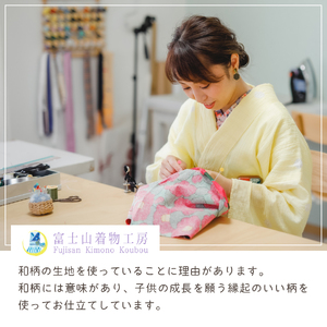 ファースト着物と袴のセット 女の子用(桜柄) 着物 ベビー服 ファースト 袴 桜柄 