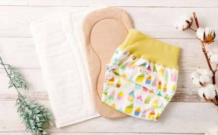 【kucca】kucca 布おむつ お試しセット （ パンツ型カバー 1枚・ オーガニック成形おむつ 1枚・ パシーマ®おむつ 1枚）【Mサイズ（7－10kg）】 ベビー 赤ちゃん おむつ カバー セット
