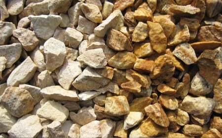 【3個口】庭砂利 天草砂利（5mm～20mm） 約20kg袋入り 合計約60kg 天草石 砂利 じゃり ブラウン 茶色 石 天然石 庭 熊本県 上天草市