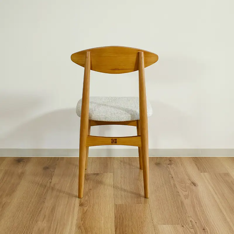 ダイニングチェア肘無 O-033AL HOKKAIDO WOOD 家具 ダイニング 椅子 いす イス F6S-692