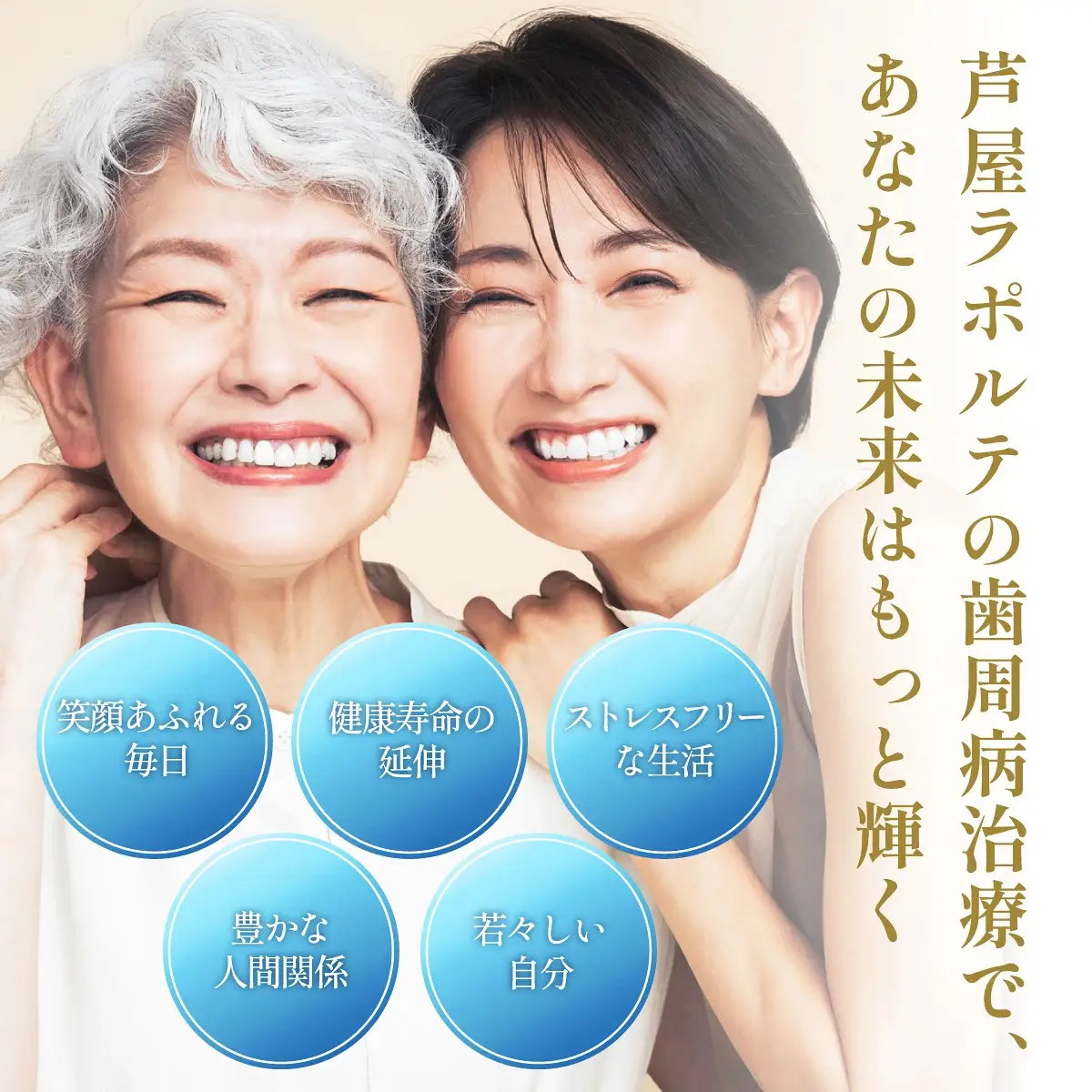 歯周病予防治療、ブルーラジカルP-01治療とalpdc併用療法（歯周病からの寛解）