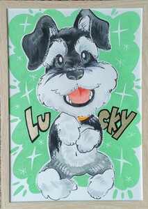 似顔絵ギフト～A4 １名様～「額付き」「手描き水彩画」 イラスト にがおえ 手書き 水彩画 絵の具 絵 飾り 誕生日 七五三 ペット 犬 猫 結婚 記念日 ギフト 贈り物 プレゼント H201-001