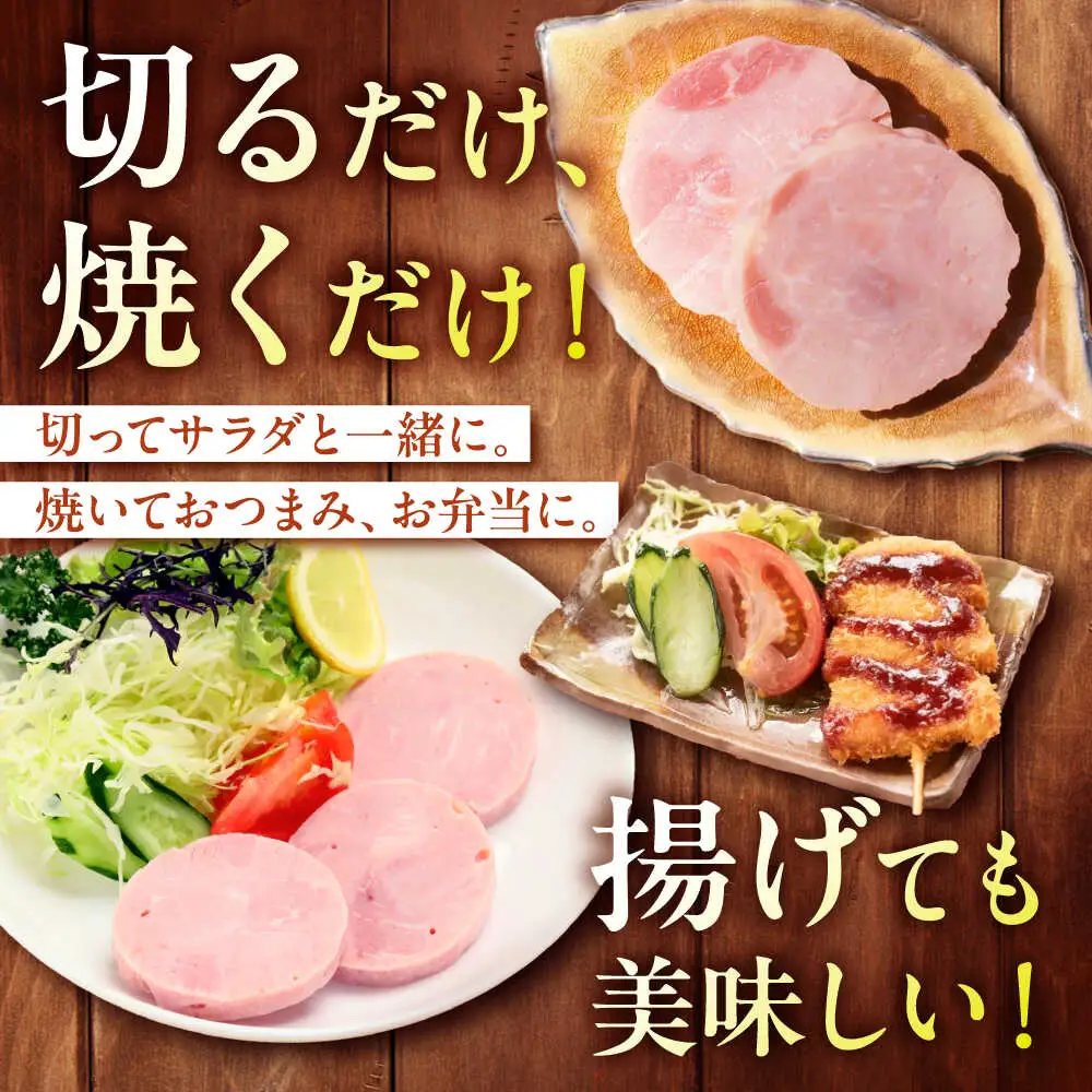 白川ハム 食べ比べ3種セット / 白川町農業開発[AWAH014]ハム